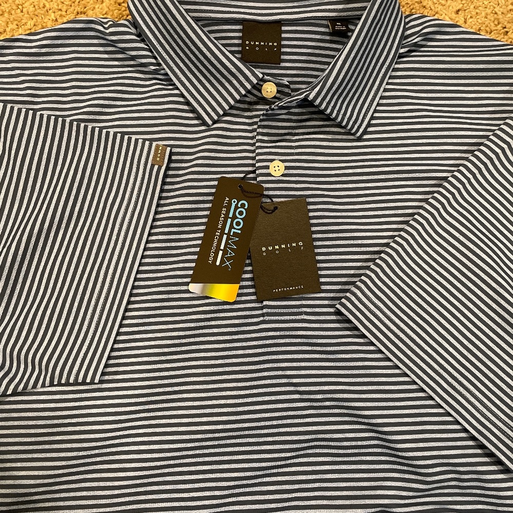NWT Dunning Golf performance polo men’s XL